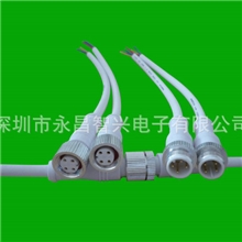 专业制作公母防水接头线防水连接器加工