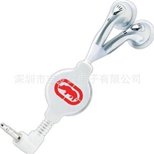 伸缩耳机白色伸缩耳机低价伸缩线耳机批发伸缩线耳机