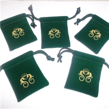 烫金绒布袋,印进口金粉小绒布袋,徽章袋