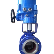 防爆电动V型球阀，电动法兰V型球阀，电动不锈钢球阀