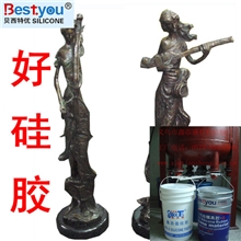 铸铜工艺模具胶仿古铜工艺品硅胶铸铜雕塑铜工艺品配件模具硅胶