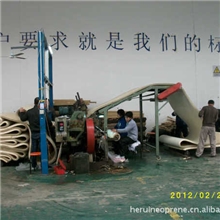 生产SBR、SCR、CR潜水料、耐硫化卷材、防滑皮、T型压纹