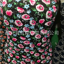 （全花型）人造棉印花面料、人造棉布、印花30S人造棉、服装面料