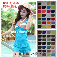 厂家直销有光莱卡布锦纶哑光莱卡面料泳衣布料/箱包鞋材面料
