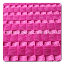 【剪花PV绒】剪花针织面料剪花长毛布绒经编剪花绒剪花刷花PV绒