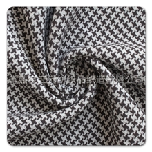 【千鸟格】春夏服装面料可加工棉涤人棉氨纶纤维