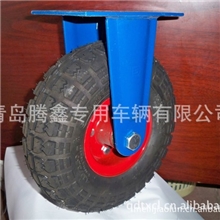 生产350-4转向轮充气轮PU发泡轮手推车轮胎