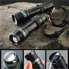 神火透镜变焦手电筒强光手电筒CREEQ5手电强光自行车灯