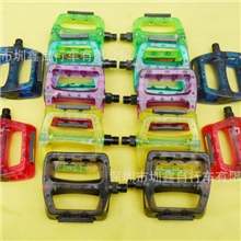 死飞踏板透明塑钢工程塑料果冻动作脚踏脚蹬可装死飞脚套