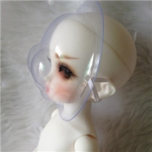 厂家供应娃娃硅胶头套SD娃娃用透明面罩凹凸曼款不压睫毛