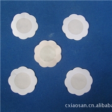 供应花形胸贴，缎布胸贴，一次性胸贴，环保胸贴