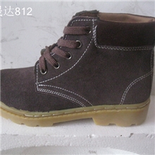 厂家热销鑫晟达812高帮防砸耐磨耐油酸碱牛筋底工作鞋劳保鞋