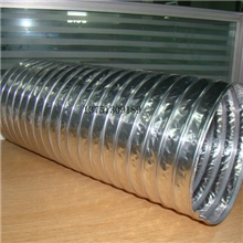 厂家供应铝箔伸缩通风管螺旋风管耐高温风管排油烟机管