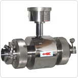 卫生型电磁流量计，304不锈钢，卡箍连接，上海安钧