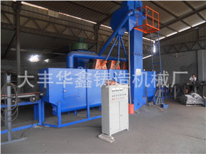 厂家供应网架钢管抛丸除锈机网架杆通过式抛丸清理机网架抛丸机