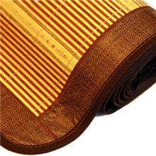 森生彩云金砖安吉凉席碳化镜面竹凉席批发厂家直销折叠竹席藤席