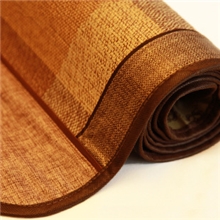 森生凉席方格二代空调席1.5米1.8m竹席藤席双面可对折竹凉席批发