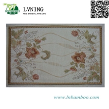 安吉绿宁田园印花雪尼尔