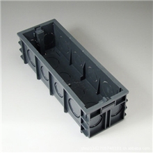 正泰开关插座加强118型四位暗盒大盒NEH1-006A