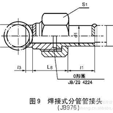供应焊接式隔壁分管、铰接管接头(31.5MPa)