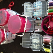 厂家热销塑料针线盒，针线筒，针线组套，针线套装，针线包等