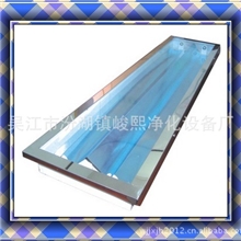 专业生产定做嵌入式不锈钢净化灯，医院过道喷塑嵌入式净化灯