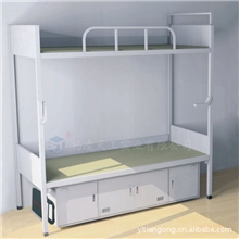 军队家具生产厂家直销钢制士兵床双人使用双层床