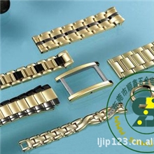 表面处理加工厂提供不锈钢/铜/合金手表带真空IP电镀