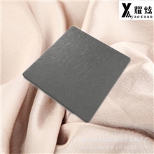 不锈钢高档会所装饰材料黑金不锈钢和纹板