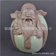 厂家直销哥窑开片茶宠茶宠批发禄中禄茶宠茶宠哥窑