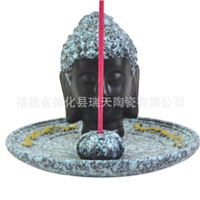 厂家供应批发古莲花如来佛头香炉香薰炉佛像佛头9900