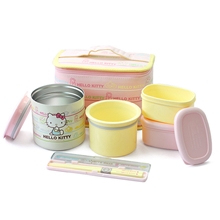 韩国进口hellokitty凯蒂猫儿童饭盒保温饭盒不锈钢饭盒