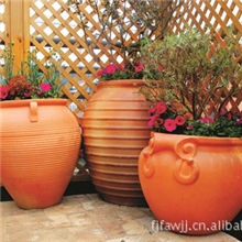 【特价直销】厂家直供红泥陶特大陶罐组合-红泥陶花盆