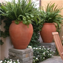 【启典陶艺】厂家直供景观陶罐选手工制作龙窑出品花盆