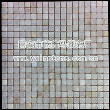 进口白玉石大理石马赛克