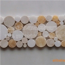 供应天然大理石松香黄、汉白玉、旧米马赛克线条松香玉马赛克