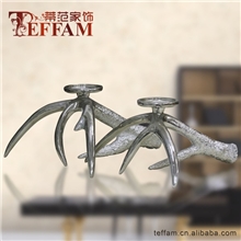 热销推荐新款家居树脂摆件烛台家居仿生工艺品