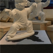 厂家直销太极人物像陶瓷雕塑摆件中国风太极单鞭