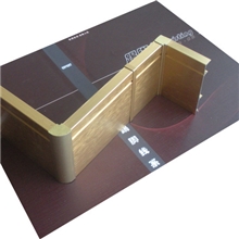 厂家供应高档铝合金踢脚线【地脚线】，全铝合金配件，独此一家