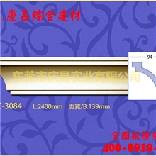 PU线条/欧式PU装饰线条厂家批发/聚氨酯素面角线QC-3084