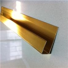 厂家直销铝合金瓷砖阳角线角线K1303C深金色铝合金修边线