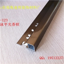 厂家直销铝合金瓷砖阳角线角线GX-123电泳平光香槟