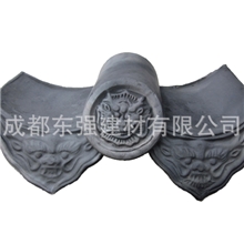 厂家供应猫头滴水套瓦勾头滴水瓦筒瓦头滴水檐口瓦