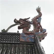 古建寺庙凉亭戏台龙灿头龙