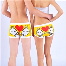 兔斯基卡通印花韩版纯棉情侣内裤莱卡性感低腰内裤代理批发