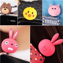 立体卡通韩国防尘塞iphone4iphone4s防尘塞耳机塞