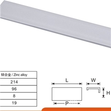 供应铝合金7字型把手橱柜抽屉把手文件柜把手镀铬移门把手