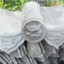 花边滴水筒瓦沟头板瓦宝顶翘角脊回纹正吻走兽各种青砖