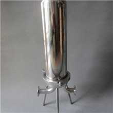 厂家供应，卫生级单芯不锈钢液体过滤器，精抛光，316