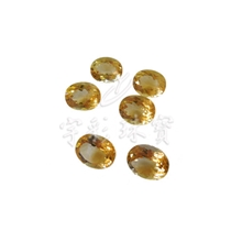 供应天然黄晶裸石5A-1OV8*10mm厂家直销